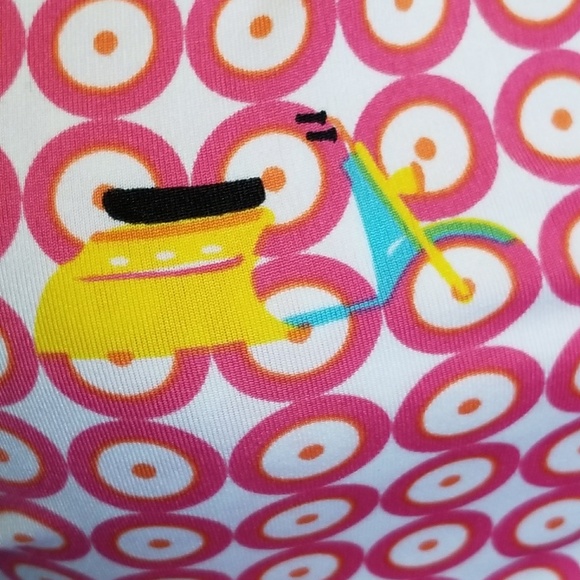 TRACY NEGOSHIAN Pink & White Moped Halter dress - Picture 3 of 4